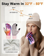 RIGWARL Outdoors Running Gloves with Touch Screen Men Women Cycling Gloves Motorcycle Gloves for Driving Hiking Mountain Bike