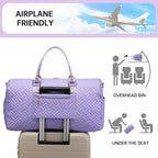 Duffle Bag for Travel, Weekender Bag with Shoe Compartment, Carry On Overnight Bag for Women with Toiletry Bag, Gym Bag with Wet Pocket, Hospital Bags for Labor and Delivery Beige