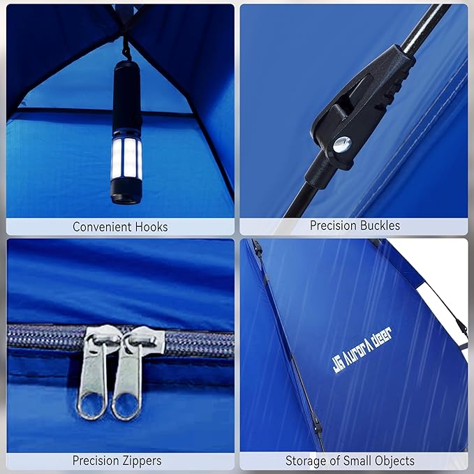 1/2/3/4 Person Tents Waterproof&Windproof Family Tents Camping-Tent,Lightweight Portable Pop Up Tent for Camping,Hiking,Mountaineering or Beach Easy to Set Up Adventures Carry Bag