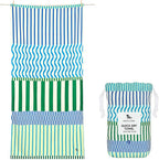 Dock & Bay Beach Towel - Quick Dry, Sand Free - Compact, Lightweight - 100% Recycled - Includes Bag - Sunset Boulevard - Set of 4 - Large (160x90cm, 63x35)
