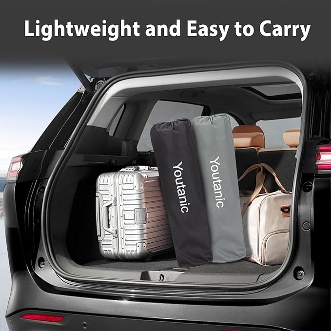 Oversized Camping Chair, Portable Folding Camping Chairs with Side Pocket, Cup Holder and Carry Bag, Heavy Duty Outdoor Camping Chairs for Adults, Fishing, Sports, Trip, up to 400lbs, Style 4