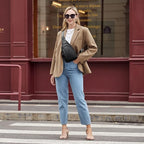 CLUCI Crossbody Bags for Women Men,Leather Sling Bag Cross Body Backpack for Woman Gifts for Women Birthday Unique