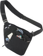 Sling Bag Cross Body Bag, Anti Theft Crossbody Bags for Travel Lightweight Chest Shoulder Bags for Women Men