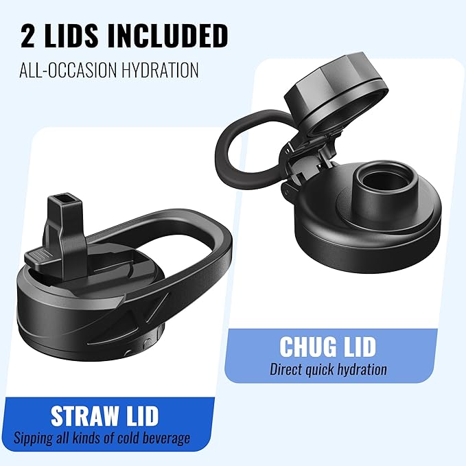 CIVAGO 32 oz Glass Water Bottle with Straw and Handle, Large Sports Motivational Water Bottle Flask with Time Marker and 2 Lids, Leakproof Water Jug Canteen with Silicone Sleeve for Gym,Blush