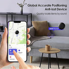 GPS Tracker for Vehicles No Subscription, Car Tracker Tag for Android & iOS, Bluetooth Tracker Device Compatible with Apple Find My & Google's Find Hub for Key, Luggage Wallet Kid Pet (2-Pack)
