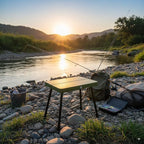 10 Inch Portable Folding Stool for Camping, Gardening, BBQ, and Outdoor Activities (Green)