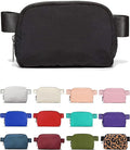 YOSHUYUKI Fanny Pack Crossbody Bag Trendy Waterproof Small Sling Cross Body Purse for Women Men Fashion Waist Packs Mini Belt Pouch Chest Bum Hip Bag Lulu Dupes for Travel Vacation Running Black