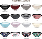 MAXTOP Large Crossbody Fanny Pack with 4-Zipper Pockets,Gifts for Enjoy Sports Festival Workout Traveling Running Casual Hands-Free Wallets Waist Pack Phone Bag Carrying All Phones