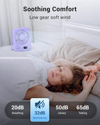 Small Desk Fan Personal Fans: 5000mah 25 Hours Battery Office Quiet Mini Desktop Fan Portable Rechargeable Travel Essentials (Purple, 2000)