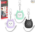 Personal Safety Alarm, VIGOROAD 3 Pack Loud 130dB Siren Emergency Panic Alarm with LED Light, Easy Pull Pin Keychain Self-Defense Security Alarm for Women, Seniors, Kids