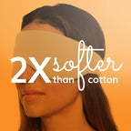 Happyluxe Escape Sleep Mask - Buttery Soft Airplane Eye Mask for Sleeping or Napping in Bed. Machine Washable. - Silver Gray, Made in USA