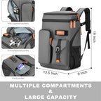 Insulated Cooler Backpack,33/45 Cans Multifunctional Double Deck Leakproof Cooler Bag with Sternum Strap,Large Capacity Lightweight Travel Camping Beach Backpack