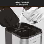 KRUPS Simply Brew Coffee Maker with Pause & Brew, Keep Warm and Reusable Filter