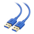 Cable Matters 5Gbps USB 3.0 Cable - 6ft, Male to Male USBA to USBA Cable, USB Cord, Blue
