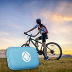 276PCS Small Travel First Aid Kit Supplies for Business, First Aid Kits Backpacking Essentials Items Trauma First Aid Survival Kits for Home Outdoor Adventure, Blue AMORNING