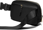 Gitus Belt Bag Fanny Pack Crossbody Bags with Initial Letter Patch Gifts for Wife Older Women Mother Coworker Bridesmaid Anniversary Travel Gifts Beach Gifts (Black-H)