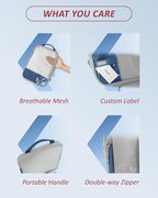 BAGSMART 6 Set /4 Set/2 Set Compression Packing Cubes for Travel, Lightweight Luggage Organizer Bags, Durable Space Saver Bags Travel Essentials