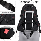 Nerlion 40L Hiking Backpack Travel Backpack for Men Women Camping Waterproof Outdoor Hiking Daypack Lightweight Backpack (Black)