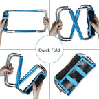 AOUTACC Ultralight Portable Folding Camping Stool for Outdoor Fishing Hiking Backpacking Travelling(XL:13"x14"x15";Large:11.8"x11"x11.4"; Medium:8.3"x9.5"x 11")