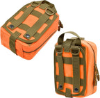 Gogoku First Aid Pouch 1000D Nylon Tactical Molle Tear Away Medical Pouch Empty Utility Pouch for Outdoor Activities Medical Supplies Camping Hiking Travel,Bag Only