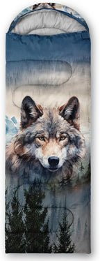 Sleeping Bags for Adults and Kids Backpacking Camping Sleeping Bags for Girls and Boys Lightweight Waterproof Cold/Warm Sleeping Bag for Season Camping Essentials Outdoor Travel with Compression Bags