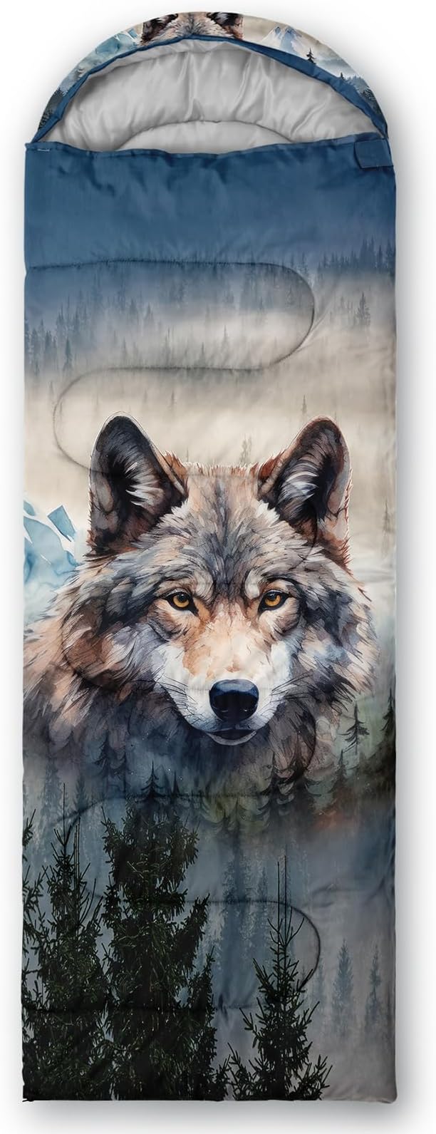 Sleeping Bags for Adults and Kids Backpacking Camping Sleeping Bags for Girls and Boys Lightweight Waterproof Cold/Warm Sleeping Bag for Season Camping Essentials Outdoor Travel with Compression Bags