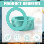 Pangda 12 Pcs Burner Nose Gasket Compatible with Humphrey/Pauli/Mr. Heater Gaslight, High Temperature Durable Replacement Burner Nose Seal