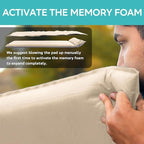 Clostnature Self Inflating Sleeping Pad - 1.5/2/3 inch, Lightweight Inflatable Camping Mattress Pad, Insulated Foam Sleeping Mat for Backpacking, Tent, Hammock