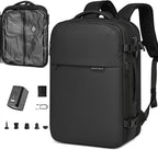 Vacuum Seal Travel Backpack 45L with Pump - Expandable Air Compression System, Water-Resistant Business TSA Lock, Laptop Backpack, Carry-On Suitcase Luggage, Gifts for Men