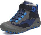 Mishansha Kids Hiking Boots Toddler Girls Boys Hiking Shoes Water-Resistant Anti-Collision Non-Slip Athletic Outdoor Trekking Boots
