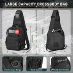 Survival Kit, 262Pcs Survival Gear and Supplies with First Aid Kit Pouch and Crossbody Bag, Emergency Kit with Tent, Camping Axe Hammer, Survival Shovel w/Pick, Bug Out Bag Gifts for Men Women