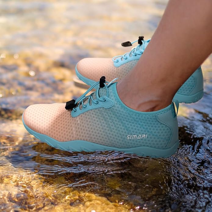 SIMARI Water Shoes for Women Men - Barefoot Quick-Dry Aqua Socks | Lightweight Swim Shoes for Surfing, Swimming, Beach Sports, Kayaking, Diving | Non-Slip Design