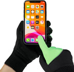 Waterproof Merino Wool Touchscreen Gloves – 3-Layer Thermal Winter Gloves with Nylon Outer, Windproof & Breathable for Outdoor Sports,Cycling,Hiking,Skiing Unisex