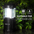 Lepro LED Camping Lanterns Battery Powered, Collapsible, IPX4 Water Resistant, Outdoor Portable Lights for Emergency, Hurricane, Storms and Outages