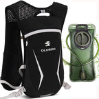 Lightweight Hydration Vest With 1.5L Water Bladder - Breathable Backpack for Running, Cycling, Hiking, Marathon - Men Women (0001 Purple)