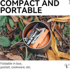 Fire-Maple Hornet II Portable Backpacking Hiking Stove, Mini with High Stability, UItra Light Titanium Gas Stove, for Camping, Backpacking, Hiking, and Survival