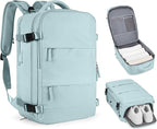 coofay Large Personal Item Travel Backpack For Women Men Airline Approved Carry On Backpack Flight Approved Waterproof Sports Luggage Backpack Casual Daypack Small Hiking Backpack