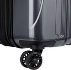 DELSEY PARIS Helium Aero Hardside Expandable Luggage with Spinner Wheels, Titanium, Checked-Medium 24 Inch
