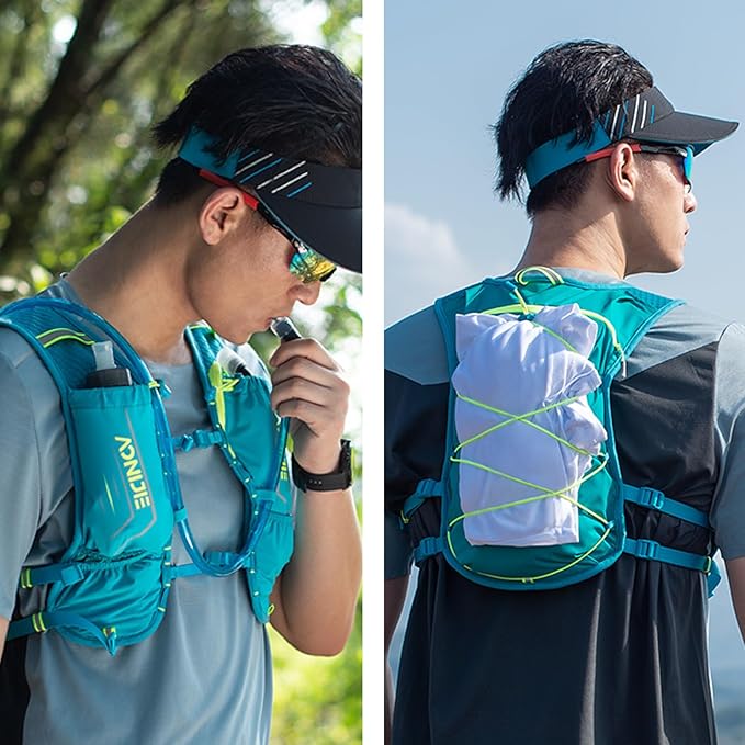 Azarxis Hydration Running Vest Backpack Pack 5L 5.5L for Women and Men Jogging Trail Race Marathon Cycling Hiking
