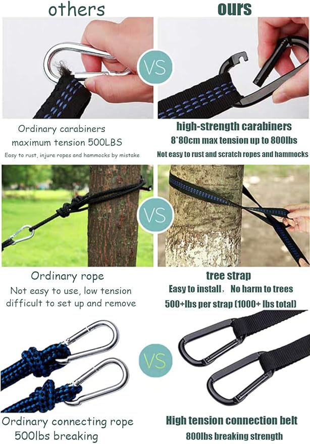 Camping Hammock with Mosquito Net and Rain Fly - Travel Hammock Bug Net - Hammock Tent for Outdoor Hiking Backpacking Travel Camping Accessories and Camping Gear… Military Green