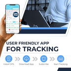 GPS Tracker for Vehicles - Up to 6-Month Battery - Real Time GPS Car Tracker - Hidden Magnetic Tracking Device for Cars, Fleets, Trailers - Global Tracking w/Lifetime Support - Subscription Required