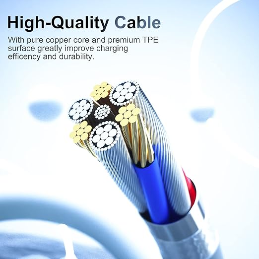iPhone Charger Apple MFi Certified Lightning Cable 6FT Fast Charging Cord Compatible with iPhone 14 13 12 11 Pro Max XR XS X 8 7 Plus 6S/iPad/Car Carplay (3 Pack)