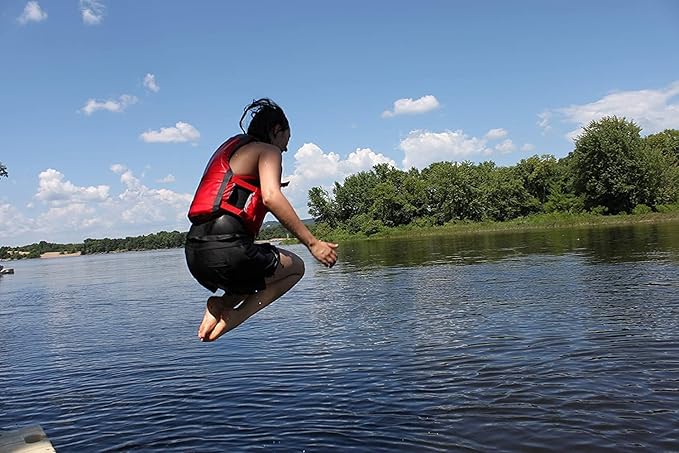 Stohlquist Universal Fit Adult Life Jacket PFD (4 Pack) Coast Guard Approved, for Men and Women 90+ lbs, Lightweight Neoprene and Adjustable, Ideal for Boating, Kayaking & Water Sports