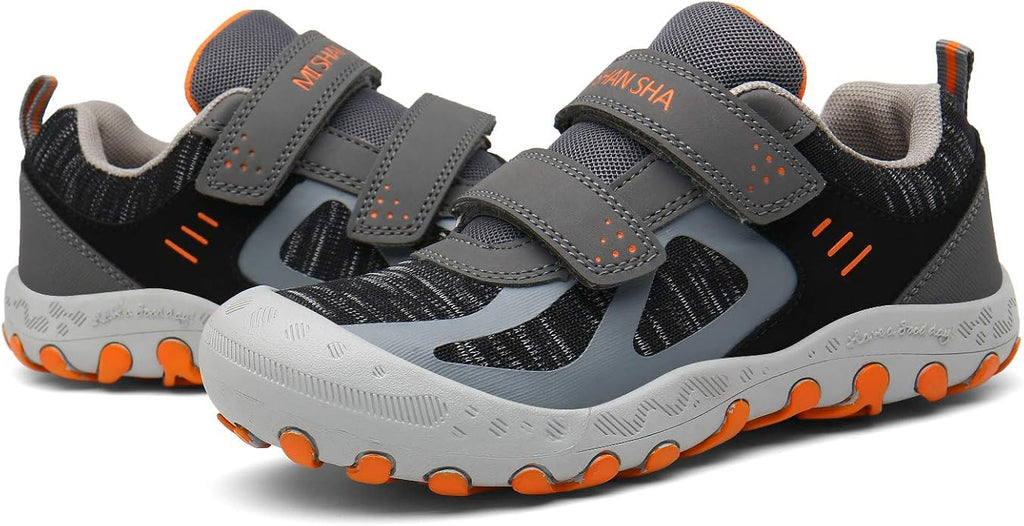 Mishansha Boy's Girl's Hiking Shoes Low Top Sneakers Outdoor Trekking Walking Climbing Running Shoes