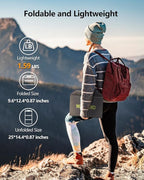 MARBERO 30W Solar Charger >23% High Efficiency Foldable Portable Solar Panel for Power Station Phones Tablets 2 USB Ports & DC Fast Charging IP65 Waterproof for Camping Outdoor Backpacking Cloudy