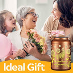 Solar Lanterns Outdoor Waterproof Hummingbird Garden Decor Christmas Gifts for Women Mom Grandma Hanging Lights Metal Decoration Outside for Yard, Patio,Backyard,Porch(Rooster)