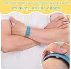 Hion Motion Sickness Bracelets Sea Sickness Wristbands for Motion Sickness/Morning Sickness/Pregnancy Nausea Anti Nausea Bands Acupressure Wristband Motion Sickness Bands（1Pair Black）