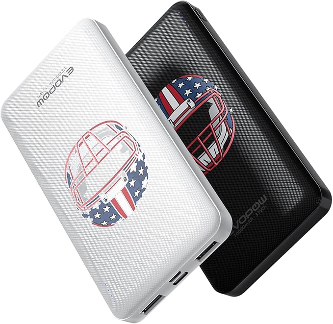 2-Pack 10000mAh Portable Charger, Ultra Slim Power Bank, 15W USB-C Fast Charging Battery Pack, Power Bank for iPhone 15/14/13/12, Galaxy S24/23/22/21, Pixel and etc