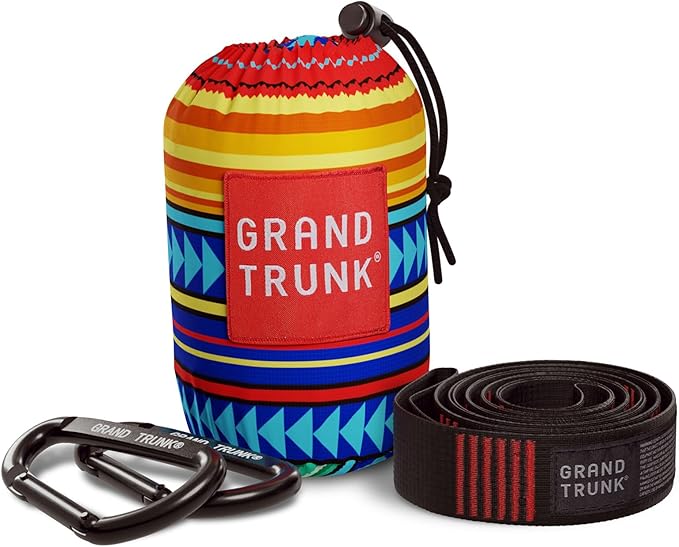 Grand Trunk Double Deluxe Parachute Nylon Hammock - 500lb Capacity Camping Hammock, 10.5x6.5ft, Lightweight & Durable (Cabo)