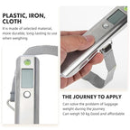 PRETYZOOM Portable Digital Electronic Luggage Scale with Tape Measure 50kg Capacity Multifunction Travel Handheld Weight Scale for Suitcases and Bags